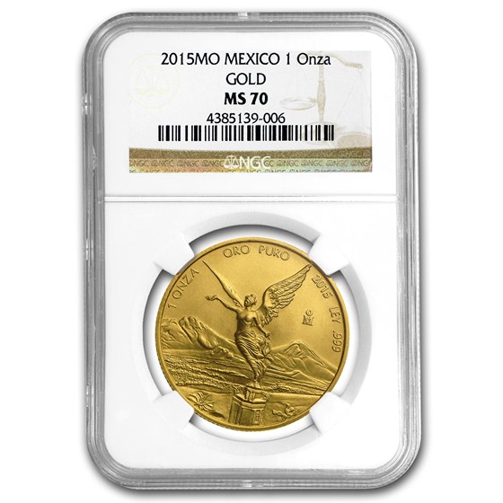 2015 Mexico 1 oz Gold Libertad MS-70 NGC 2015 Mexico 1 oz Gold Libertad MS-70 NGC